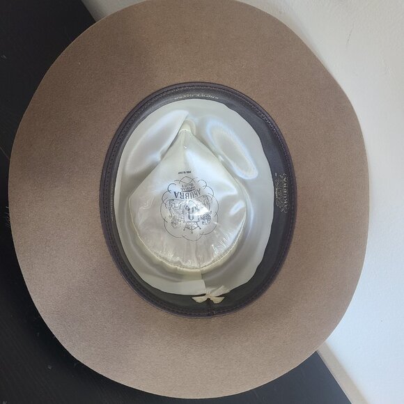 Akubra Fur Felt Hat 56 Australia Outback Cowboy Tan - Picture 8 of 12